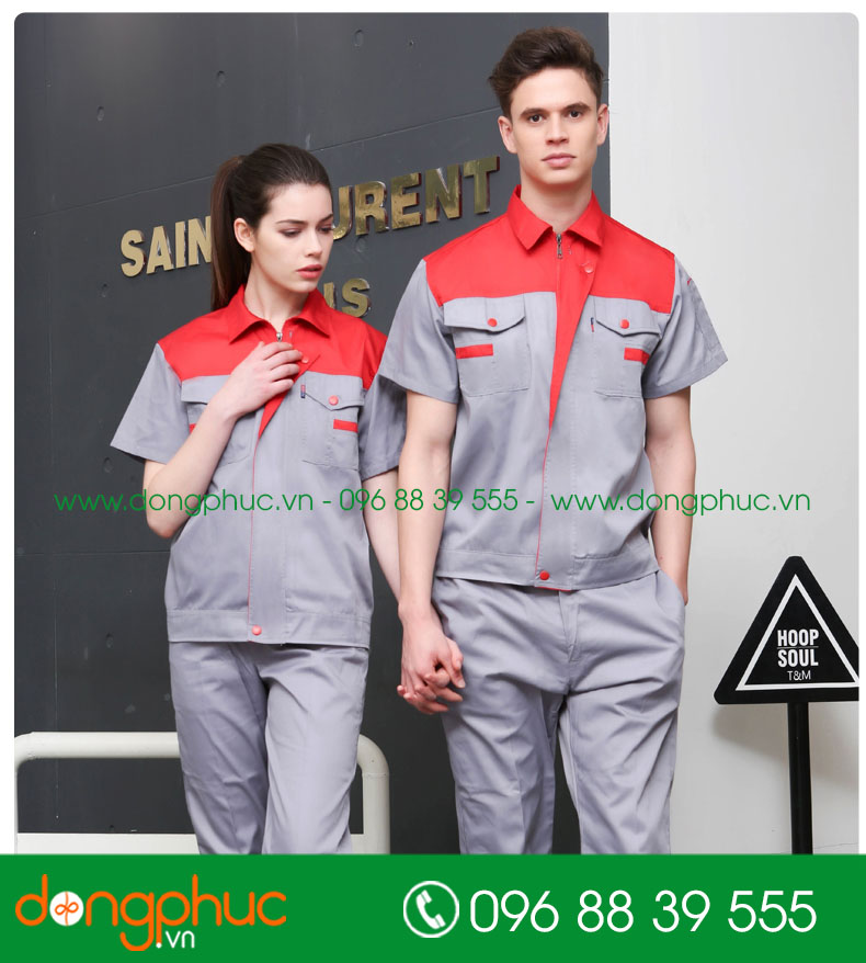 Mẫu bảo hộ màu  cộc tay